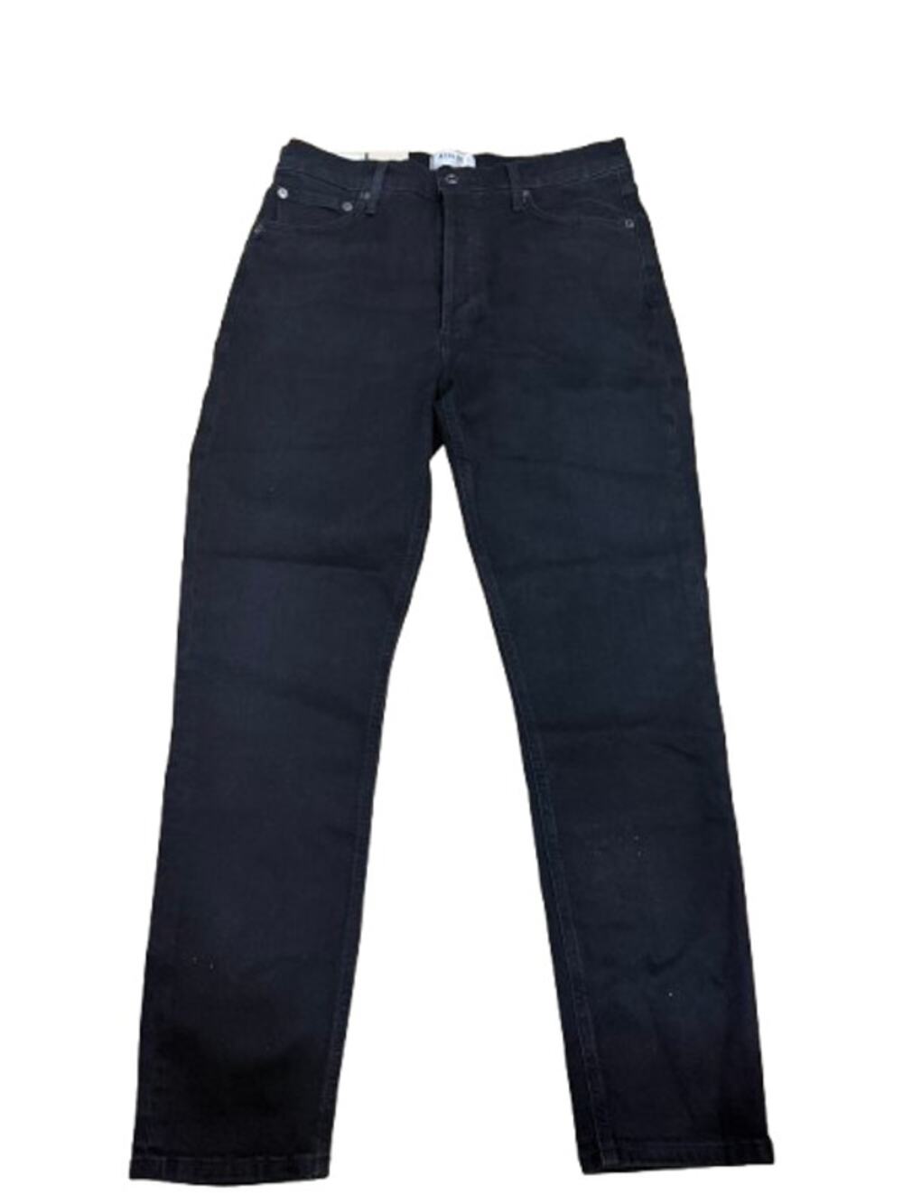 Agolde High-Rise Black Wash Slim Jeans Size New